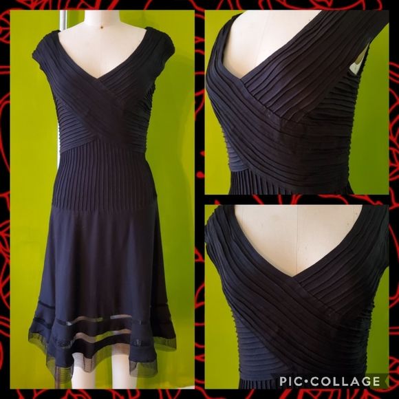Tadashi Shoji Dresses & Skirts - Tadashi Shoji Pintuck Jersey Cocktail Dress